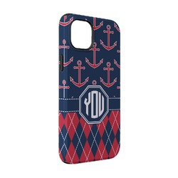 Anchors & Argyle iPhone Case - Rubber Lined - iPhone 14 (Personalized)