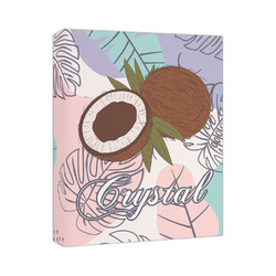 Coconut and Leaves Canvas Print (Personalized)