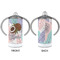 Coconut and Leaves 12 oz Stainless Steel Sippy Cups - APPROVAL