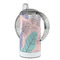Coconut and Leaves 12 oz Stainless Steel Sippy Cups - FULL (back angle)