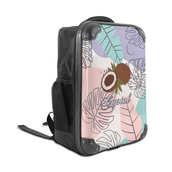Coconut and Leaves 15" Backpack - ANGLE VIEW