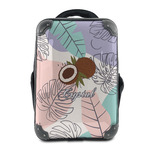 Coconut and Leaves 15" Hard Shell Backpack (Personalized)
