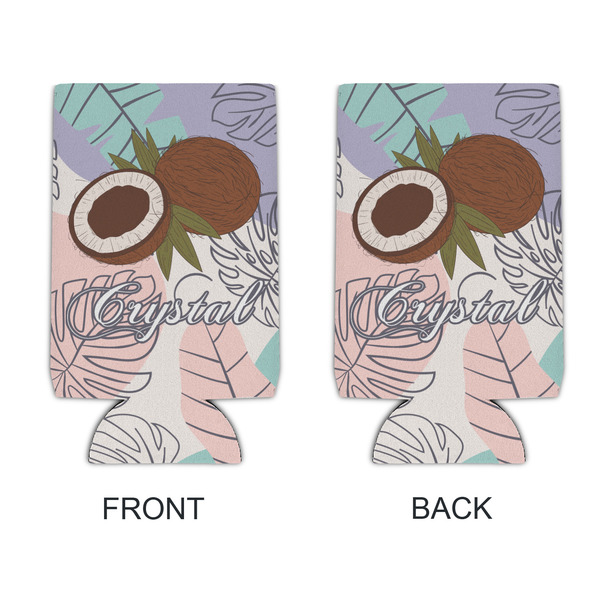 Coconut and Leaves 16oz Can Sleeve - APPROVAL