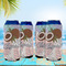 Coconut and Leaves 16oz Can Sleeve - Set of 4 - LIFESTYLE