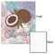 Coconut and Leaves 16x20 - Matte Poster - Front & Back