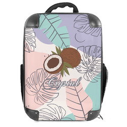 Coconut and Leaves Hard Shell Backpack (Personalized)