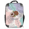 Coconut and Leaves 18" Hard Shell Backpacks - FRONT