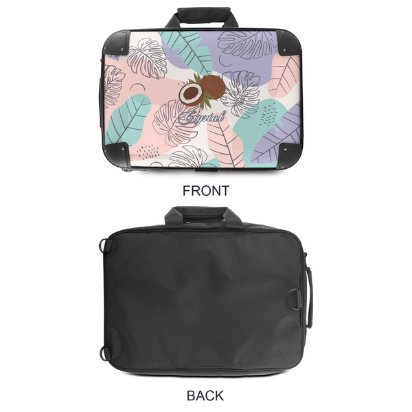 Coconut and Leaves 18" Laptop Briefcase - APPROVAL