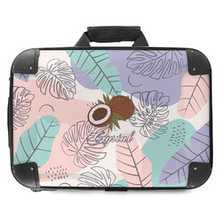 Coconut and Leaves Hard Shell Briefcase - 18" (Personalized)