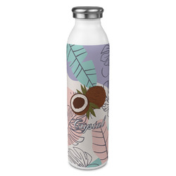 Coconut and Leaves 20oz Stainless Steel Water Bottle - Full Print (Personalized)