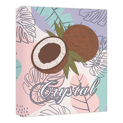 Coconut and Leaves Canvas Print - 20x24 (Personalized)