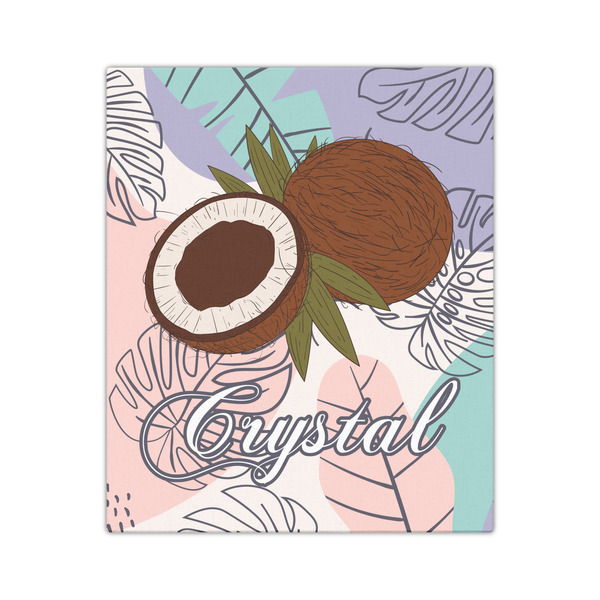 Coconut and Leaves 20x24 - Canvas Print - Front View