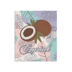 Coconut and Leaves Poster - Matte - 20x24 (Personalized)