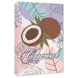 Coconut and Leaves Canvas Print - 20x30 (Personalized)