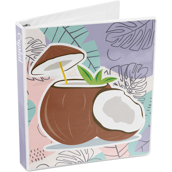 Coconut and Leaves 3-Ring Binder 3/4 - Main