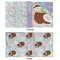 Coconut and Leaves 3 Ring Binders - Full Wrap - 1" - APPROVAL