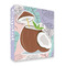 Coconut and Leaves 3 Ring Binders - Full Wrap - 2" - FRONT
