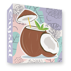 Coconut and Leaves 3 Ring Binder - Full Wrap - 3" (Personalized)