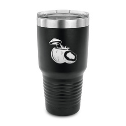 Coconut and Leaves 30 oz Stainless Steel Tumbler