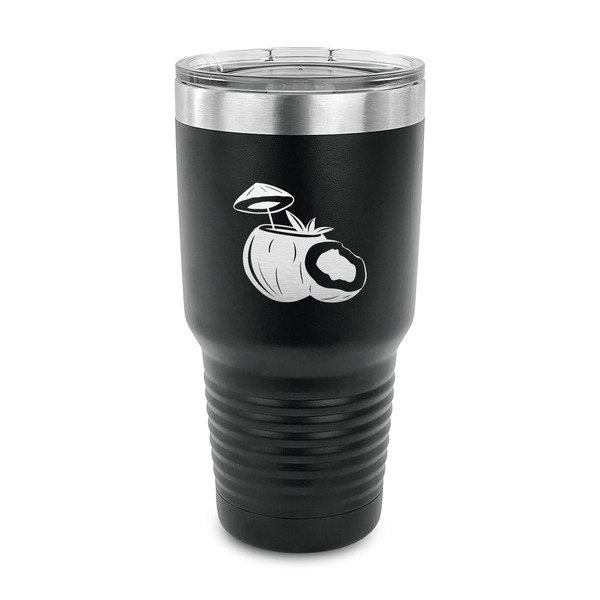 Custom Coconut and Leaves 30 oz Stainless Steel Tumbler
