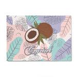Coconut and Leaves 4' x 6' Indoor Area Rug (Personalized)