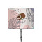 Coconut and Leaves 8" Drum Lamp Shade - Fabric (Personalized)
