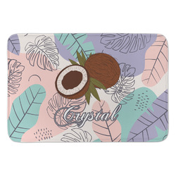 Coconut and Leaves Anti-Fatigue Kitchen Mat (Personalized)