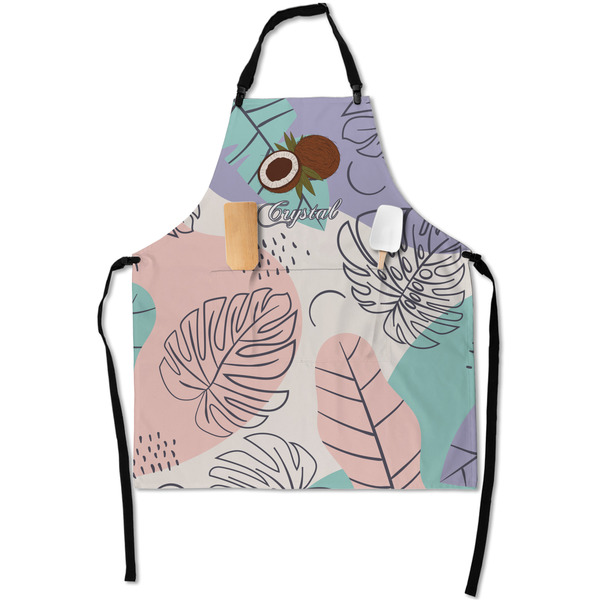 Coconut and Leaves Apron - Flat with Props (MAIN)