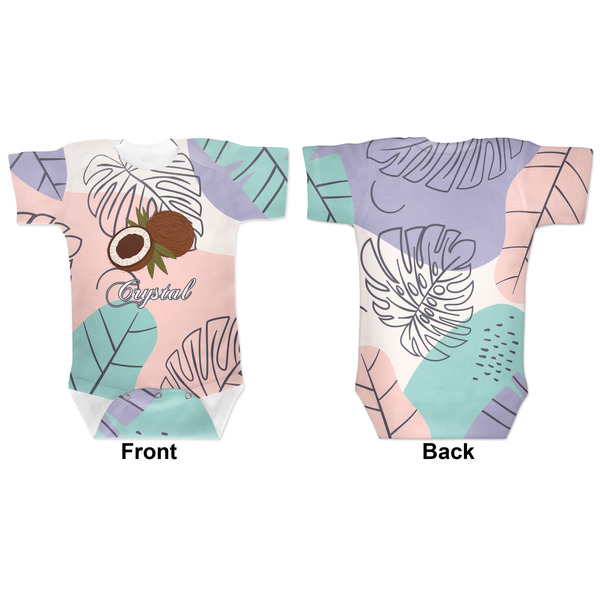 Coconut and Leaves Baby Bodysuit Approval