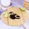 Coconut and Leaves Bamboo Cutting Board - In Context