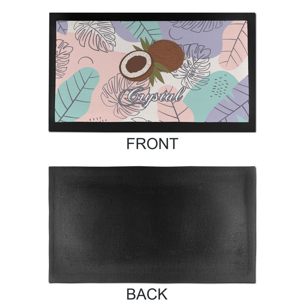 Coconut and Leaves Bar Mat - Small - APPROVAL
