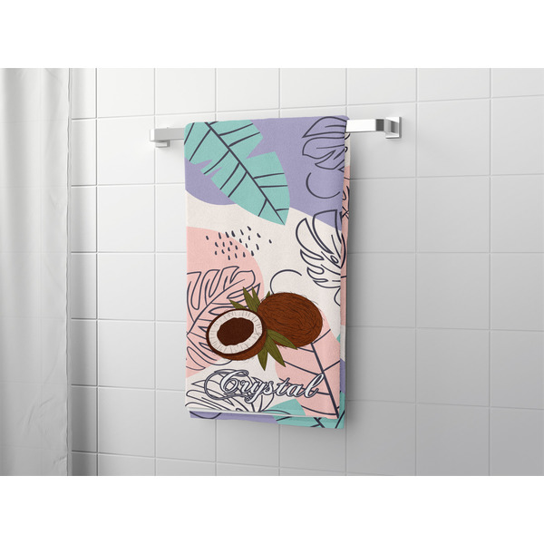 Coconut and Leaves Bath Towel - LIFESTYLE