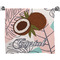 Coconut and Leaves Bath Towel w/ Name or Text