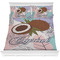 Coconut and Leaves Comforter Set - Full / Queen w/ Name or Text