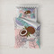 Coconut and Leaves Duvet Cover Set - Twin w/ Name or Text