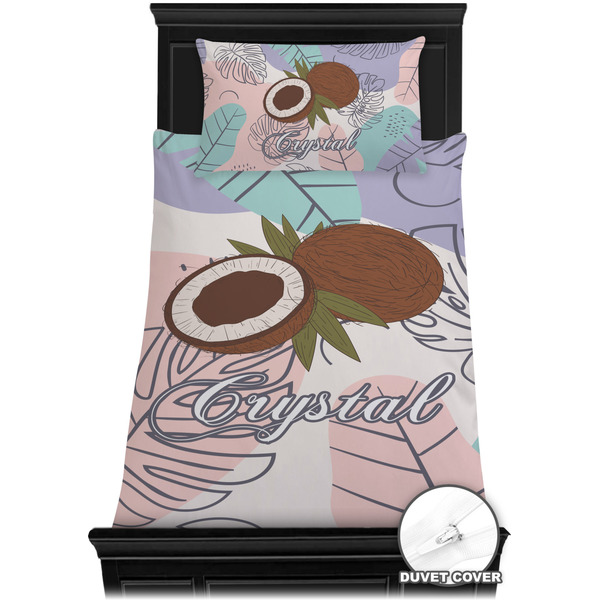 Coconut and Leaves Bedding Set (TwinXL) - Duvet