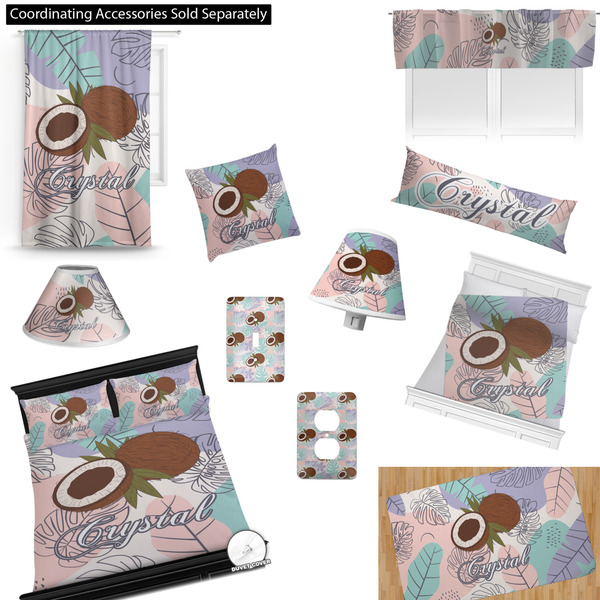 Coconut and Leaves Bedroom Decor & Accessories