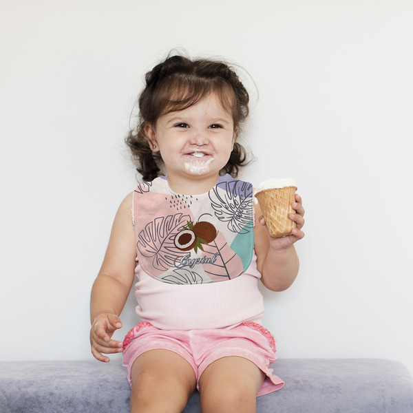 Coconut and Leaves Bib Lifestyle Girl