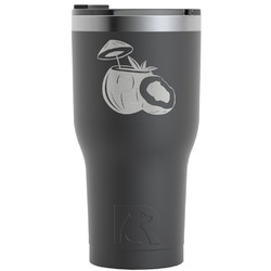 Coconut and Leaves RTIC Tumbler - 30 oz