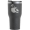 Coconut and Leaves Black RTIC Tumbler (Front)