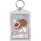Coconut and Leaves Bling Keychain (Personalized)