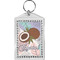 Coconut and Leaves Bling Keychain w/ Name or Text