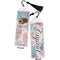 Coconut and Leaves Bookmark with tassel - Front and Back