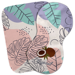 Coconut and Leaves Burp Cloth (Personalized)