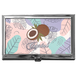 Coconut and Leaves Business Card Case