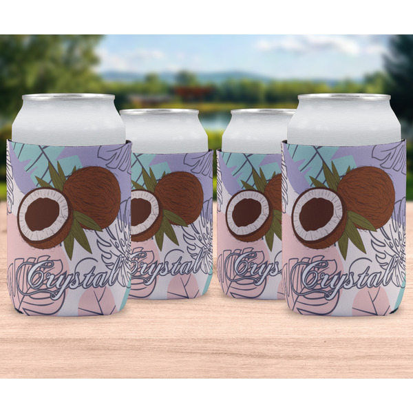 Coconut and Leaves Can Sleeve - LIFESTYLE