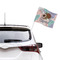 Coconut and Leaves Car Flag - Large - LIFESTYLE