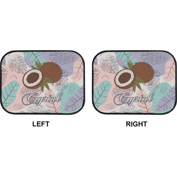 Coconut and Leaves Car Floor Mats (Back Seat) (Approval)