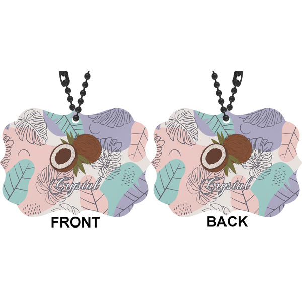 Coconut and Leaves Car Ornament (Approval)