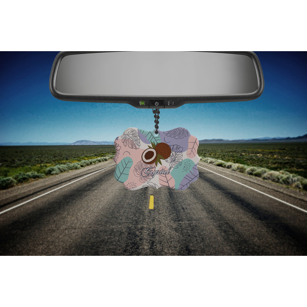 Coconut and Leaves Car Ornament (Road)
